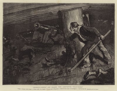 Quatre-vingt-treize, à bord de la corvette Claymore - William Small